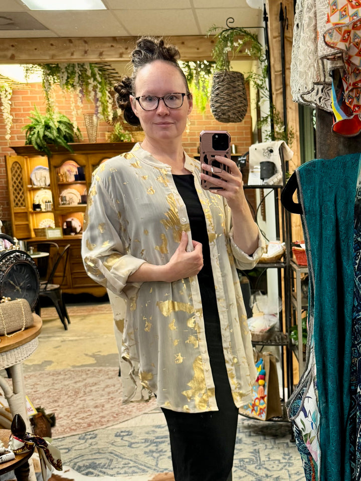 Golden Glimmer Blouse