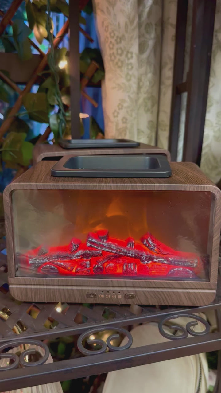 Electric Wax Melter: Miniature Fireplace